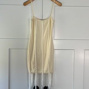 H:Ours Knit fringe dress